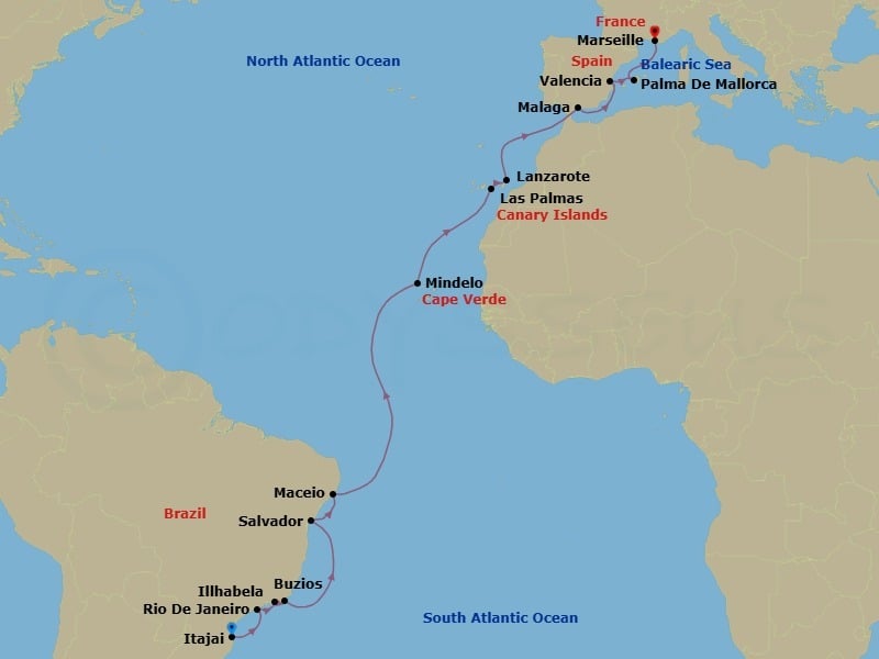 Cruise Map