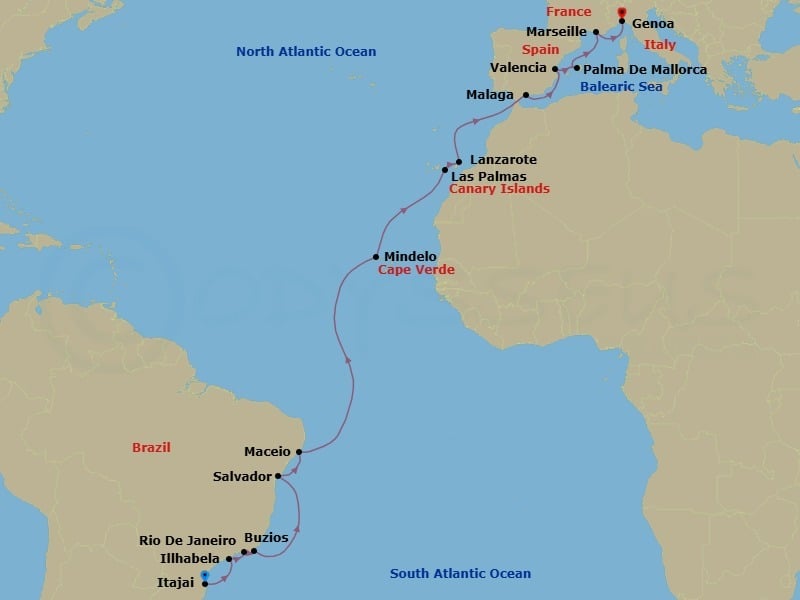 Cruise Map