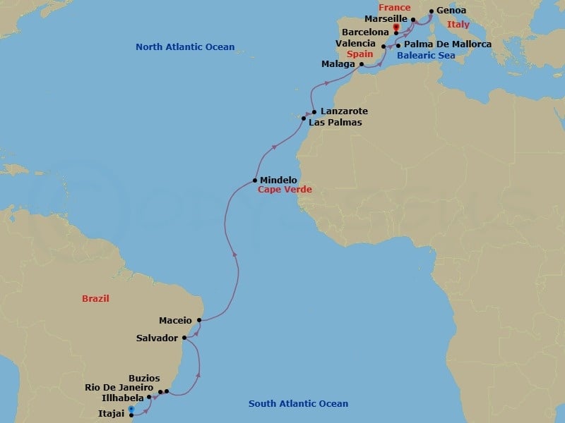 Cruise Map