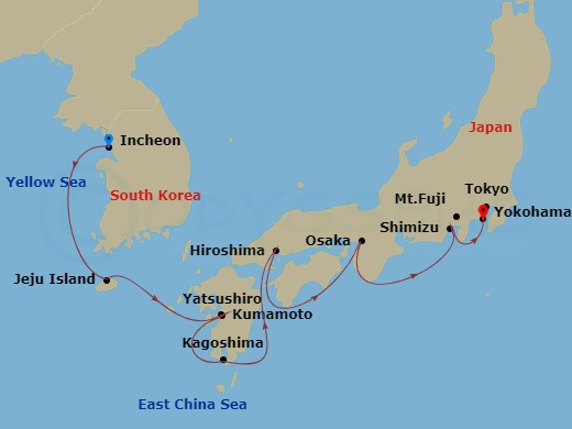 Cruise Map