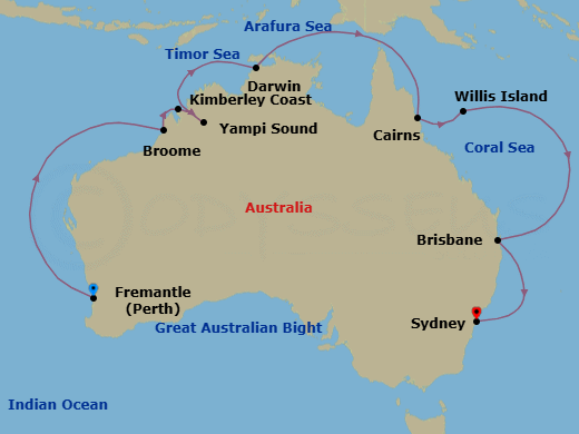 Cruise Map