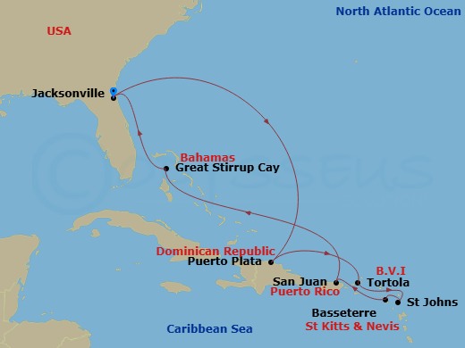 Cruise Map