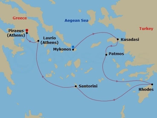 Cruise Map