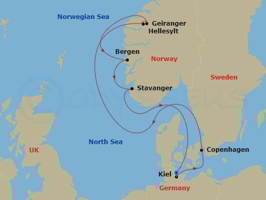 Cruise Map