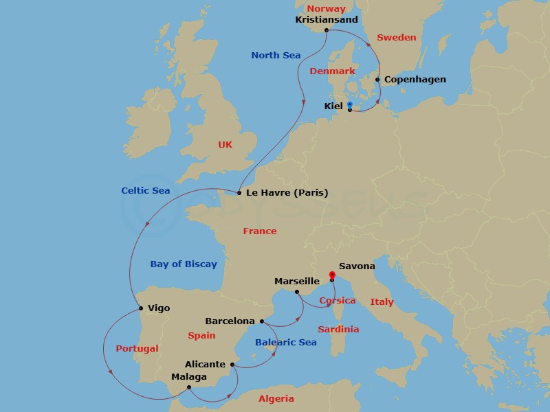 Cruise Map