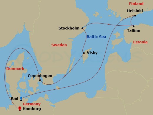 Cruise Map