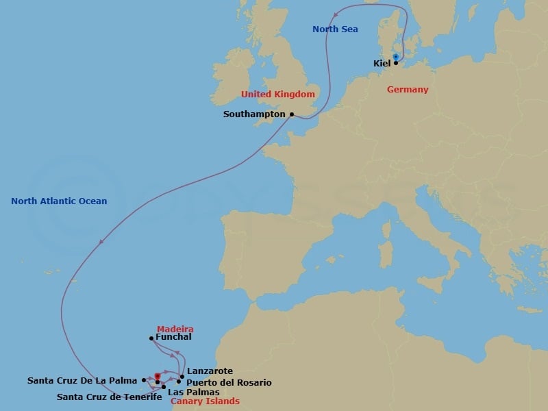 Cruise Map