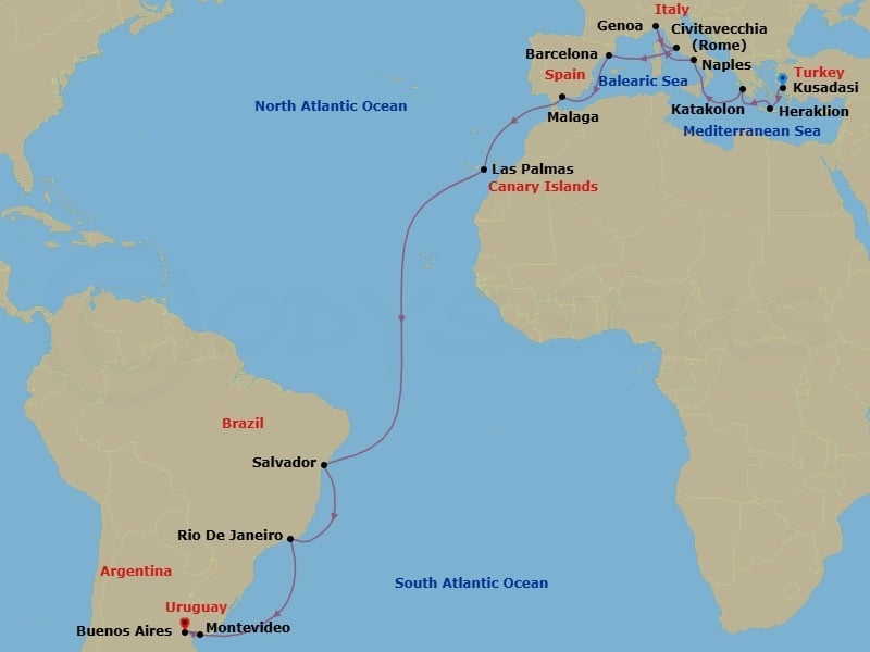 Cruise Map