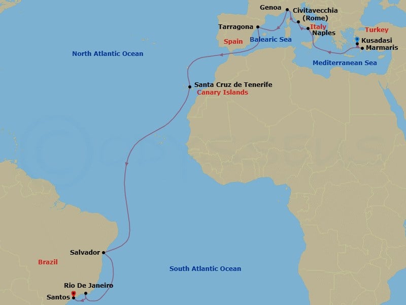 Cruise Map