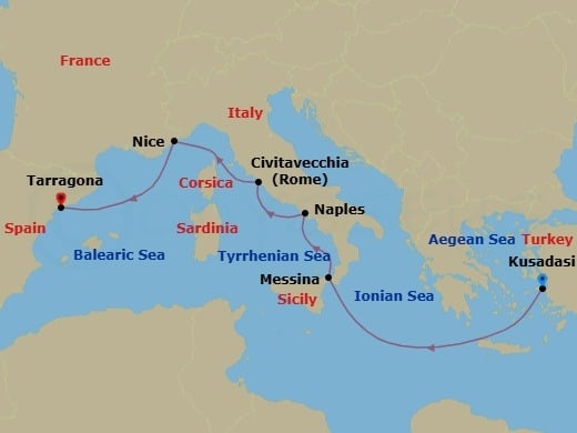Cruise Map