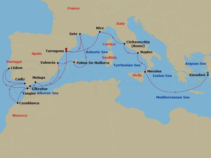 Cruise Map