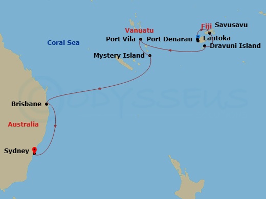 Cruise Map