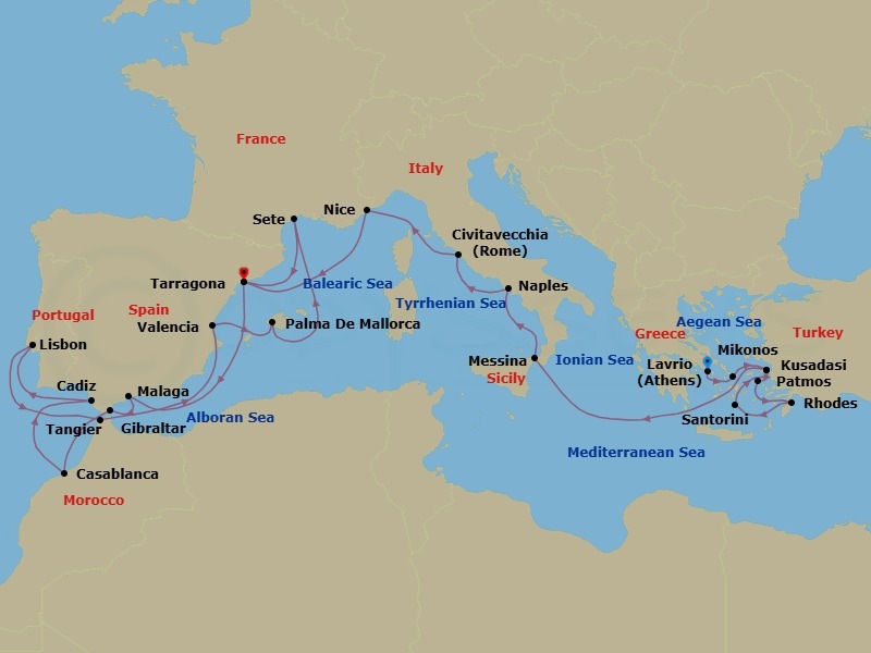 Cruise Map
