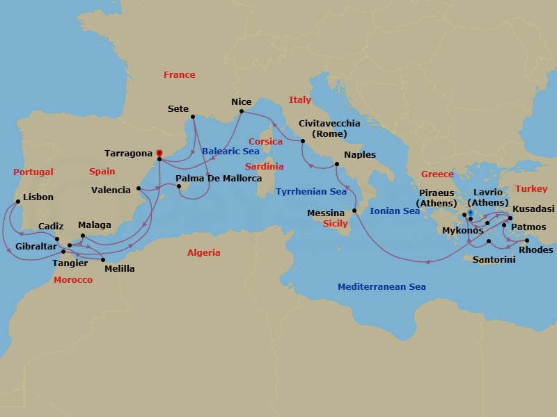 Cruise Map
