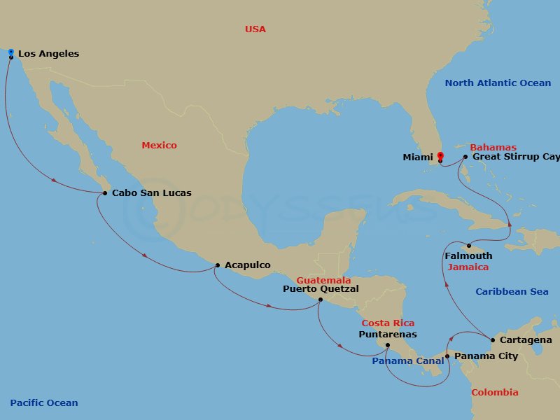Cruise Map