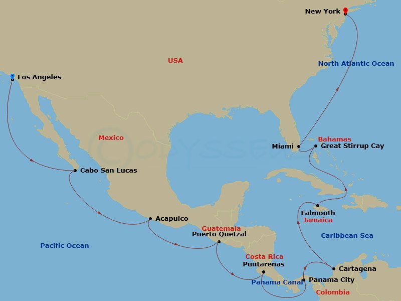 Cruise Map