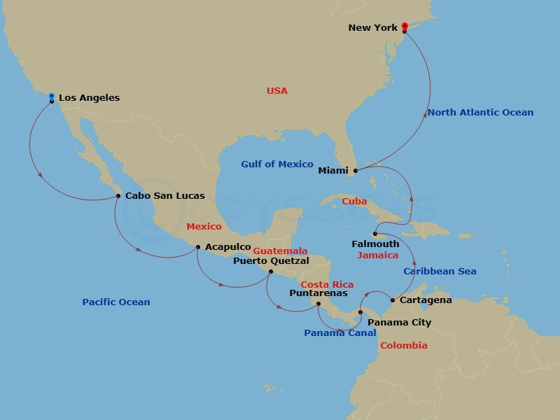 Cruise Map