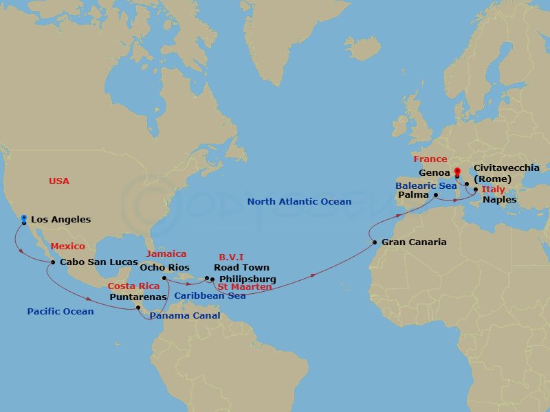 Cruise Map