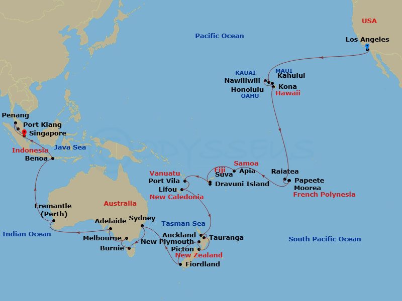 Cruise Map