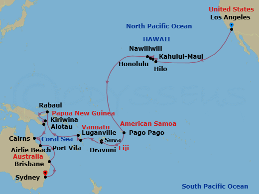 Cruise Map