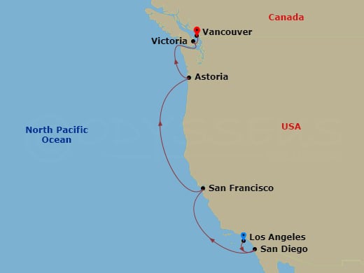 Cruise Map