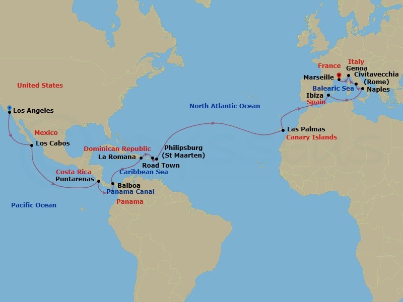 Cruise Map