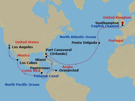 Cruise Map