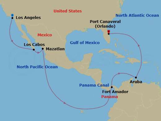 Cruise Map