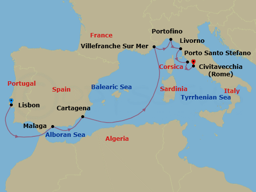 Cruise Map