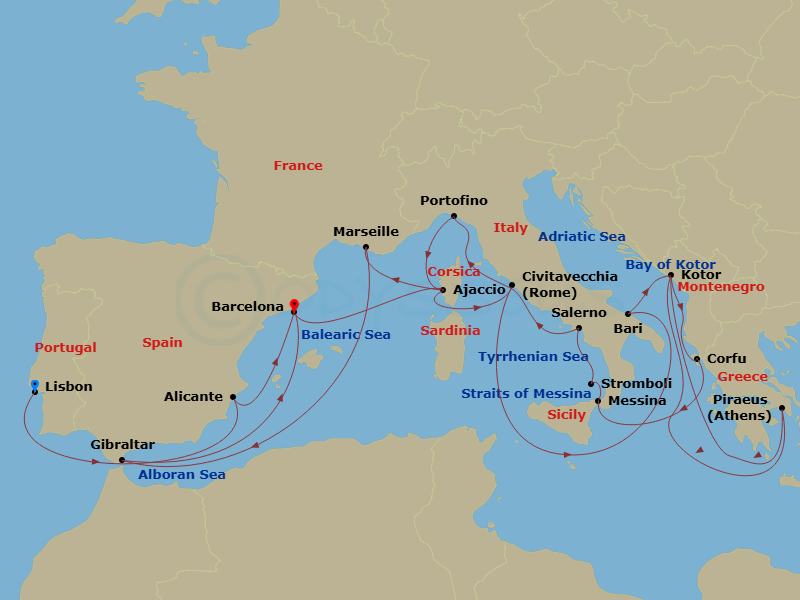 Cruise Map