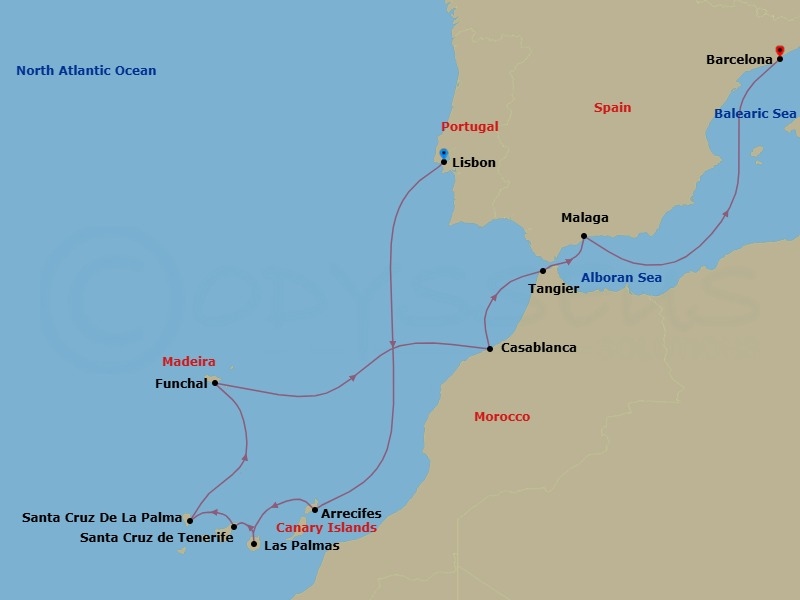 Cruise Map