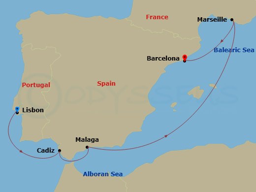 Cruise Map