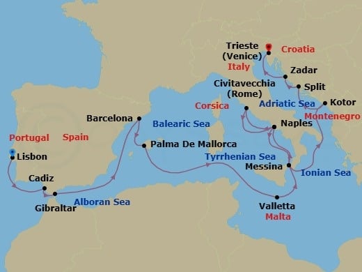 Cruise Map