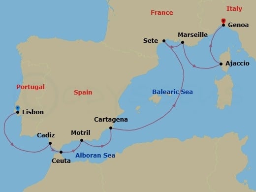 Cruise Map