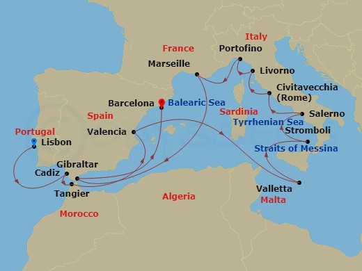 Cruise Map