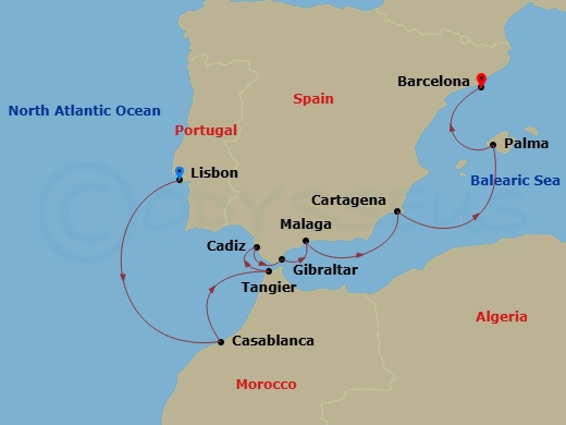 Cruise Map