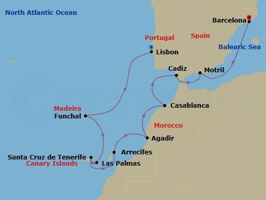 Cruise Map