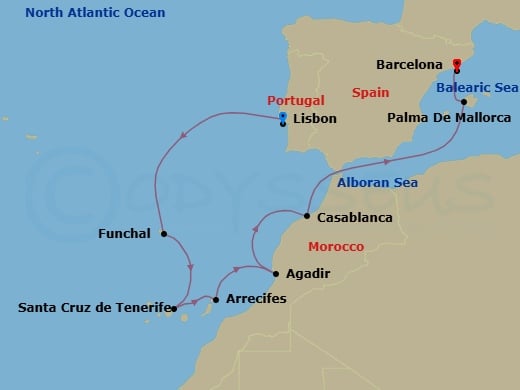 Cruise Map