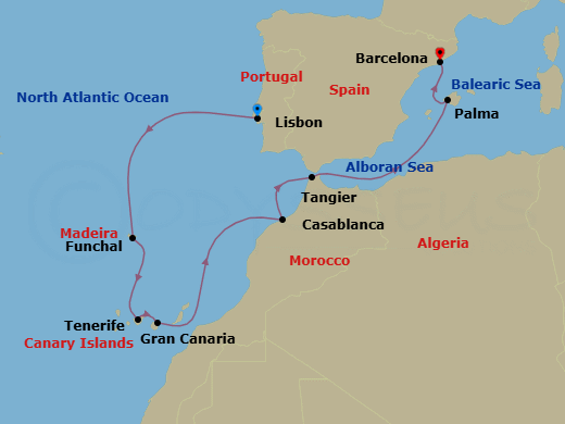 Cruise Map