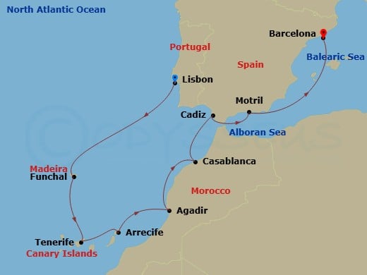Cruise Map