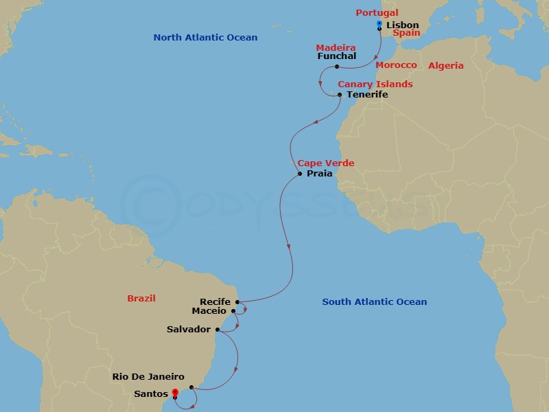 Cruise Map