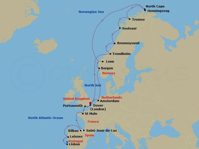 Cruise Map
