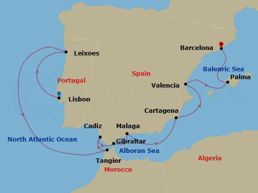 Cruise Map