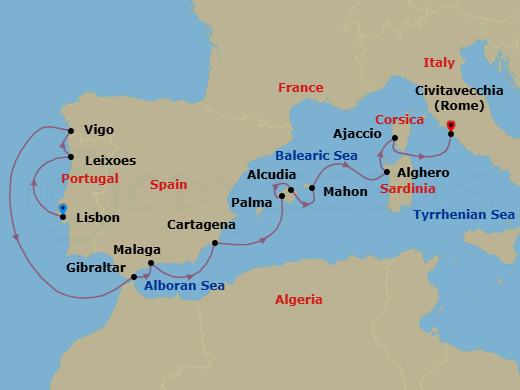 Cruise Map