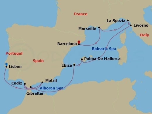 Cruise Map