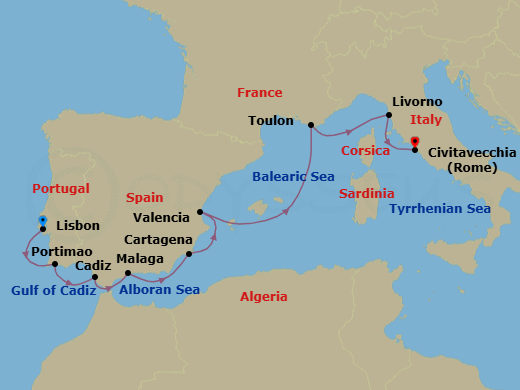 Cruise Map
