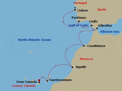 Cruise Map