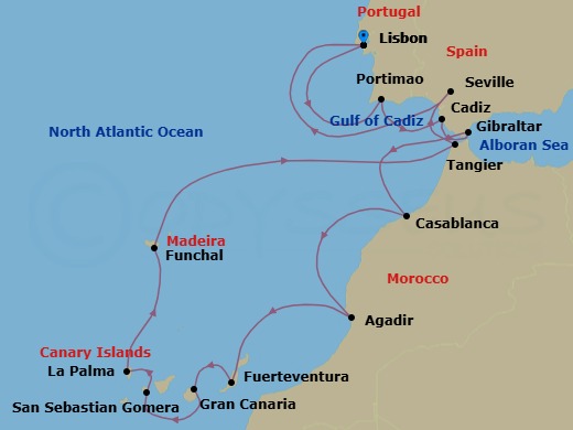 Cruise Map