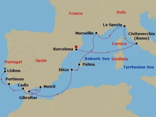 Cruise Map