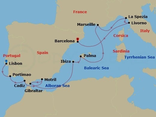 Cruise Map